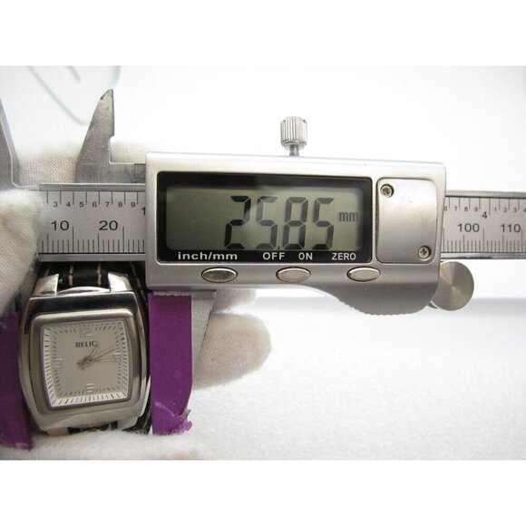 Women Relic Quartz WR Analog 25mm Dial Round Watch (G738) "New Battery" - Picture 2 of 10